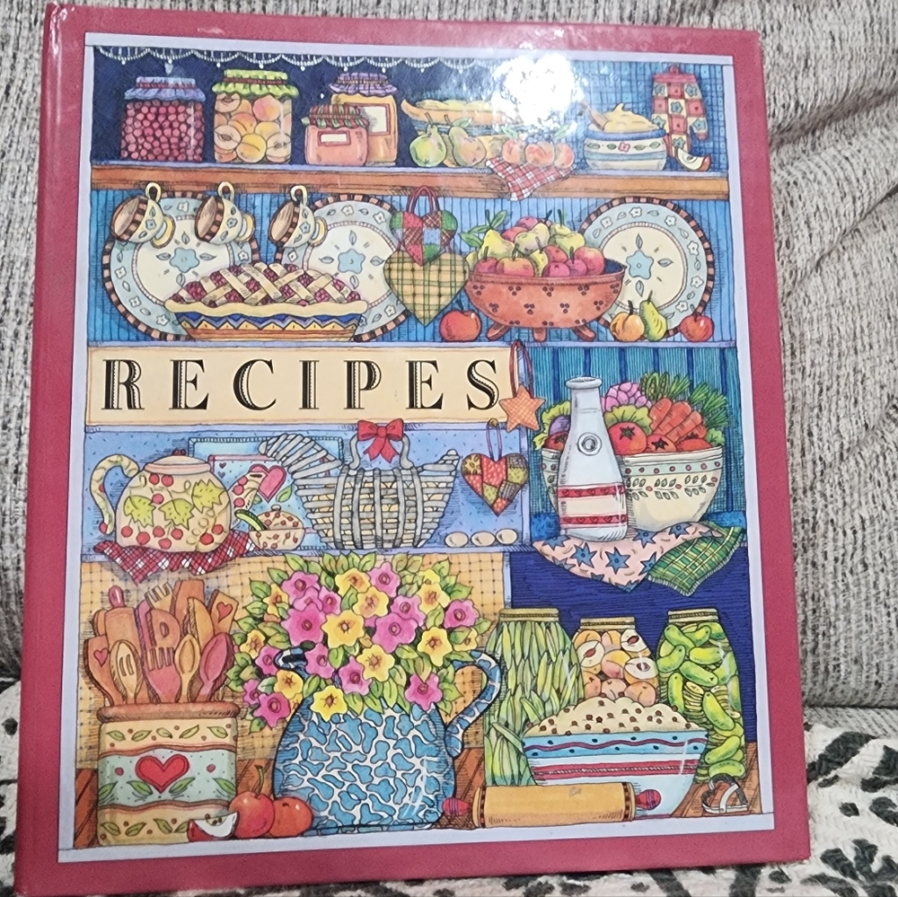 Colorful Recipe Collection Binder  for Home Kitchen